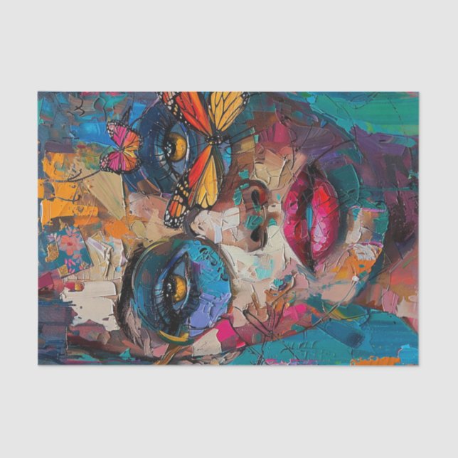 Papel De Seda Belleza abstracta7 (Anverso)