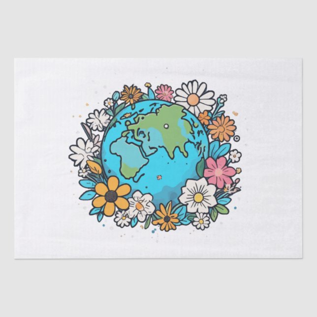 Papel De Seda Belleza de la Tierra (Anverso)