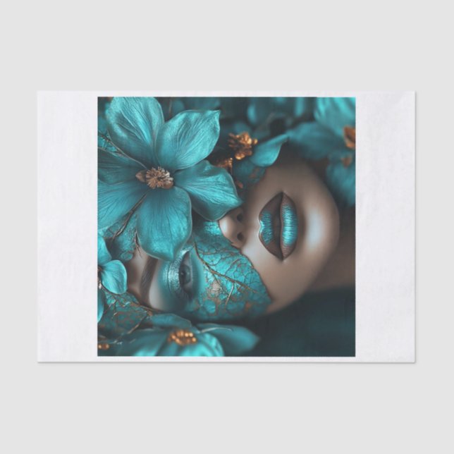 Papel De Seda Belleza en flores3 (Anverso)