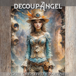 Papel De Seda Belleza espiritual libre - Decoupage -