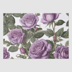 Papel De Seda "Belleza eterna: Rosas de la época de la provincia