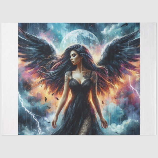 Papel De Seda Belleza oscura (Anverso)