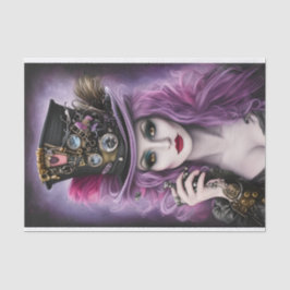 Papel De Seda Belleza púrpura de Steampunk