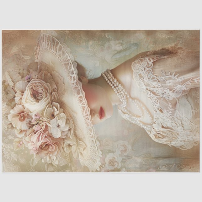 Papel De Seda Belleza victoriana (Anverso)