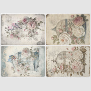 Papel De Seda Belleza y jaulas