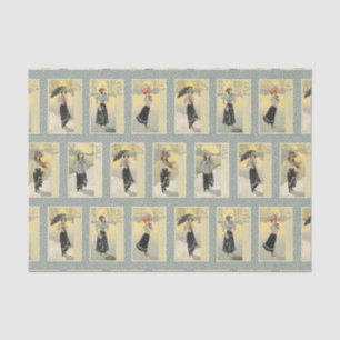 Papel De Seda Bellezas antiguas en la nieve y los deseos de los 