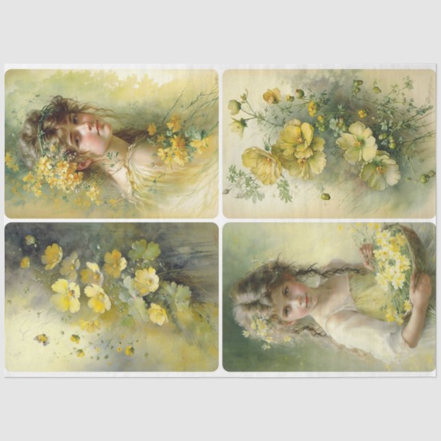 Papel De Seda Bellezas de Buttercup (Anverso)