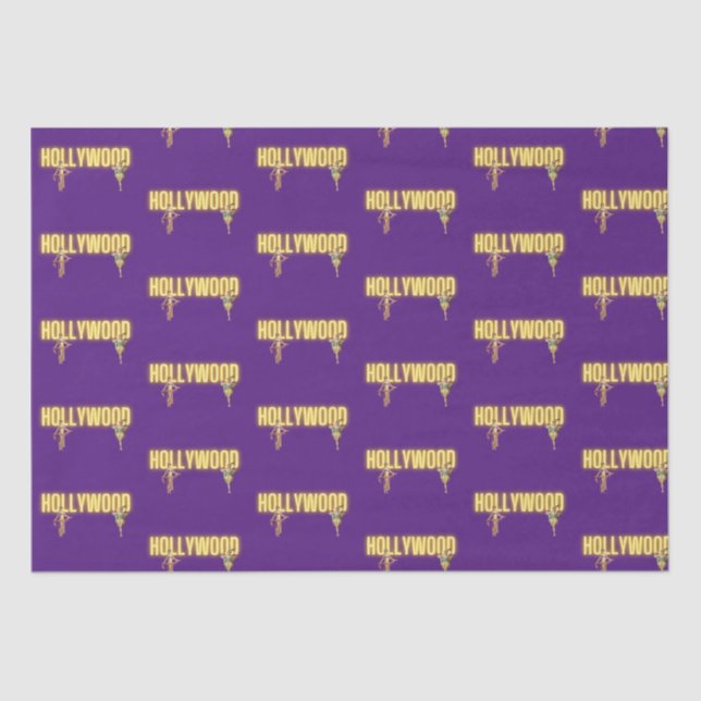 Papel De Seda Bellezas y neón de Hollywood (Anverso)