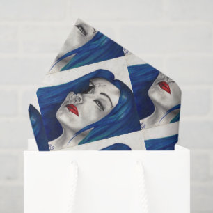 Papel De Seda Bello Gótico de fantasía roto horror arte surreali