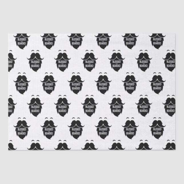 Papel De Seda Bendita y con barba (Anverso)