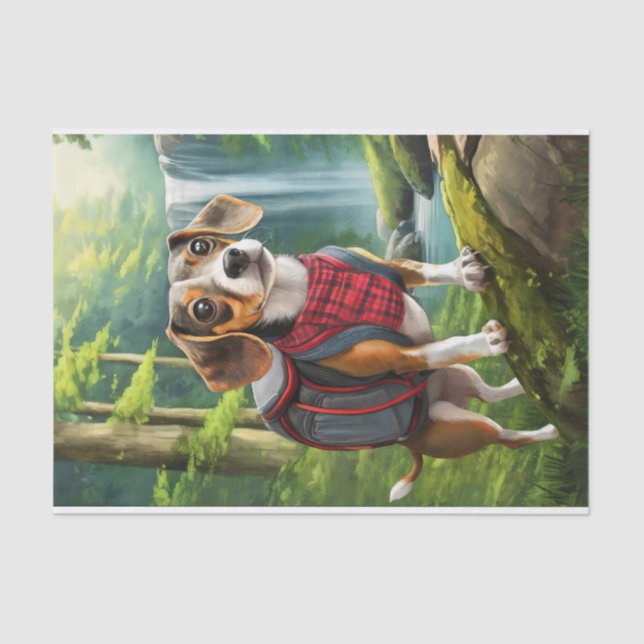 Papel De Seda Bentley explora el senderismo de Beagle en la natu (Anverso)