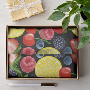 Papel De Seda Berries y Citrus Delight