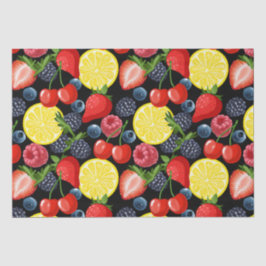Papel De Seda Berries y Citrus Delight