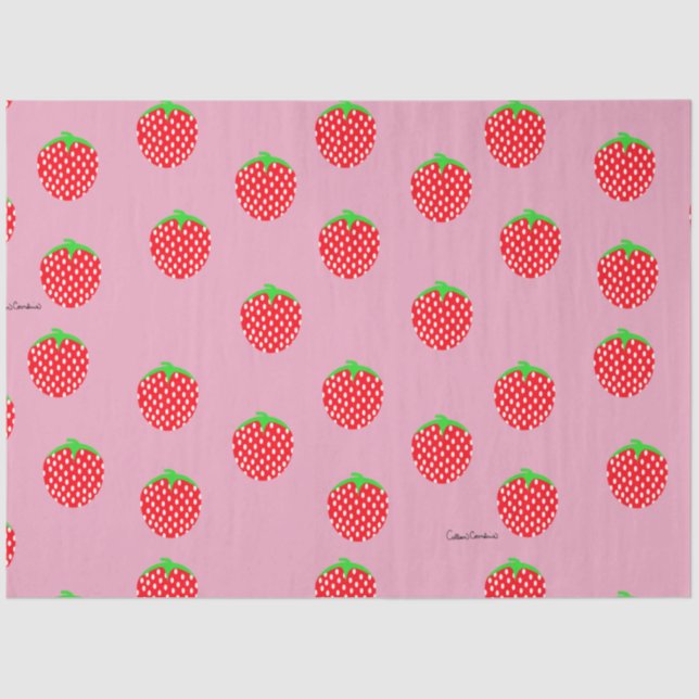 Papel De Seda Berry Beautiful Summer (Anverso)