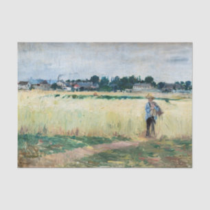 Papel De Seda Berthe Morisot - En el Wheatfield en Gennevillier