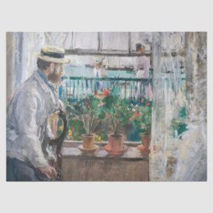 Papel De Seda Berthe Morisot - Eugene Manet en la Isla de Wight