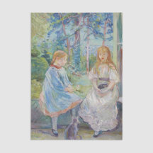 Berthe Morisot - Jóvenes Chicas en la ventana
