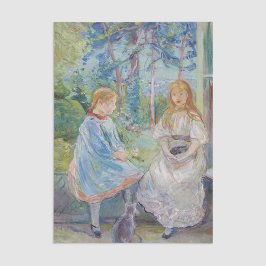Papel De Seda Berthe Morisot - Jóvenes Chicas en la ventana