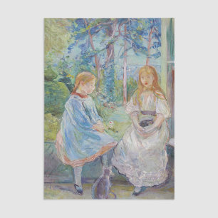 Papel De Seda Berthe Morisot - Jóvenes muchachas en la ventana