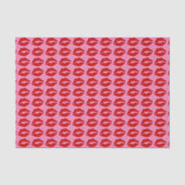 Papel De Seda "Beso de los labios rojos"