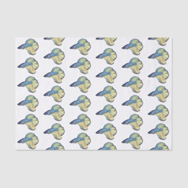 Papel De Seda Betta Fish (Anverso)