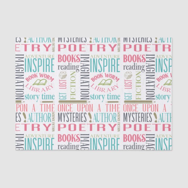 Papel De Seda Biblioteca de arte en metro (Anverso)