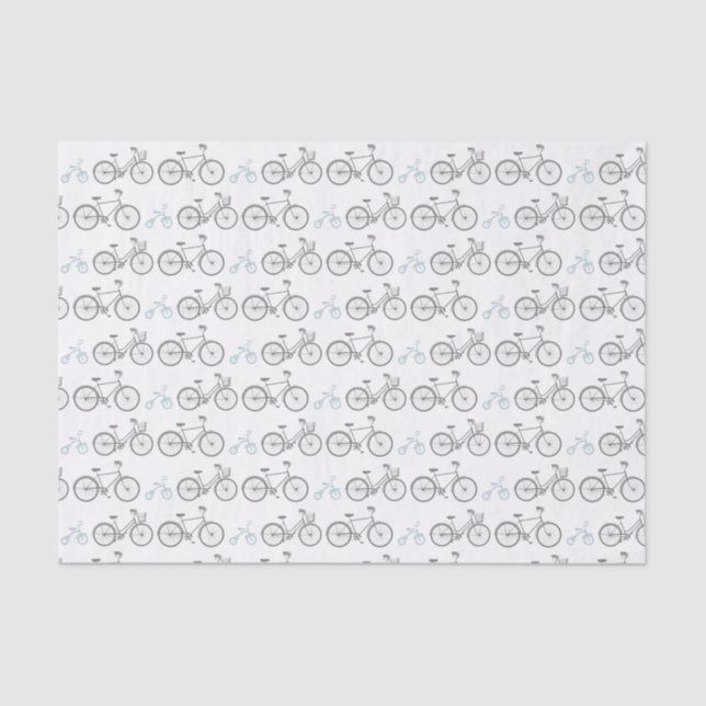 Papel De Seda Bicicleta azul (Anverso)