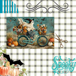 Papel De Seda Bicicleta de Desnudar Halloween Ghost Grace Riding