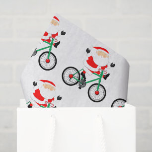 Papel De Seda Bicicleta de Navidad para Ciclista