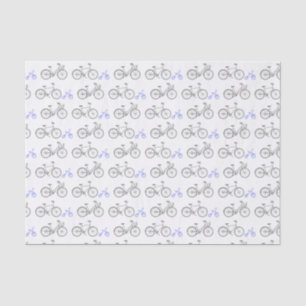 Papel De Seda Bicicleta Periwinkle