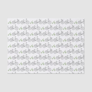 Papel De Seda Bicicleta verde