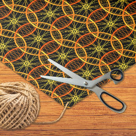 Papel De Seda Bicicletas en bicicleta naranja patrón amarillo