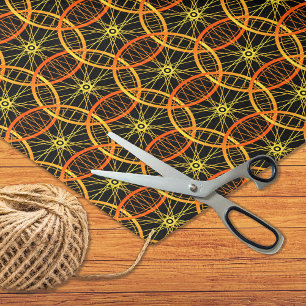 Papel De Seda Bicicletas en bicicleta naranja patrón amarillo