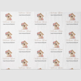 Papel De Seda Bienvenida a Realtor de Casa Personalizado