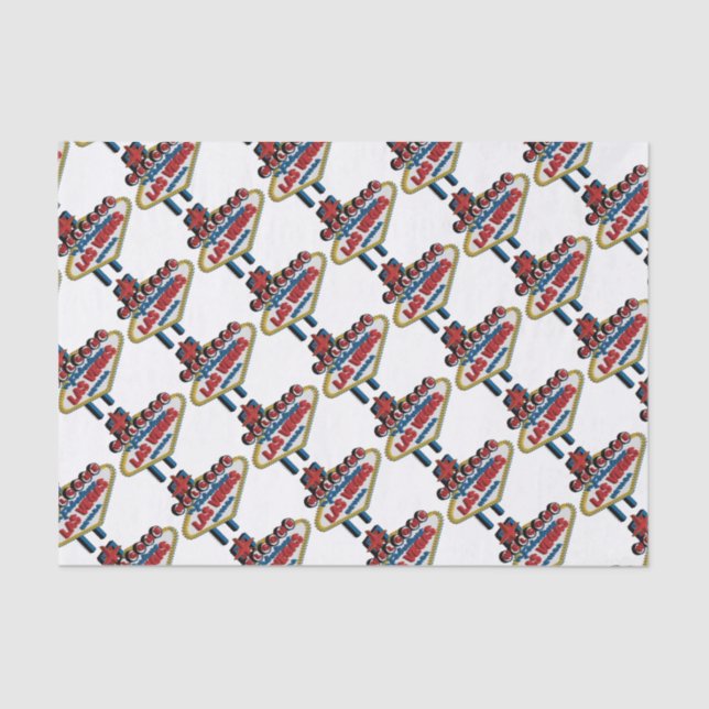 Papel De Seda Bienvenidos a Fabulous Las Vegas (Anverso)