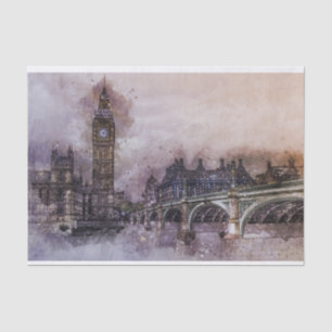 Papel De Seda Big Ben, Westminster Palace, Londres Inglaterra