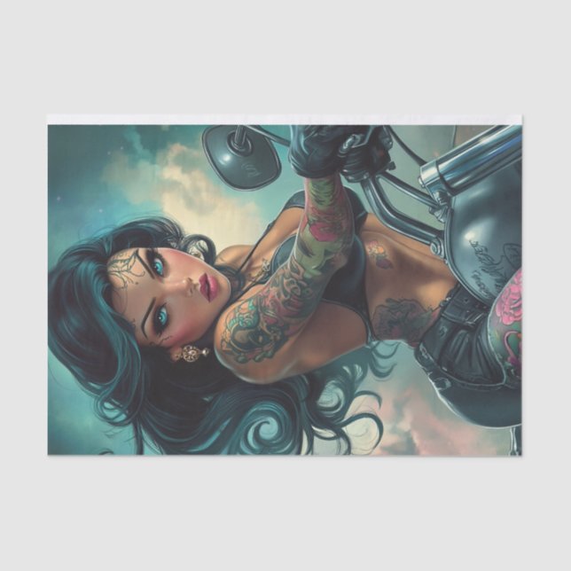 Papel De Seda Biker Babe12 3ª edición (Anverso)