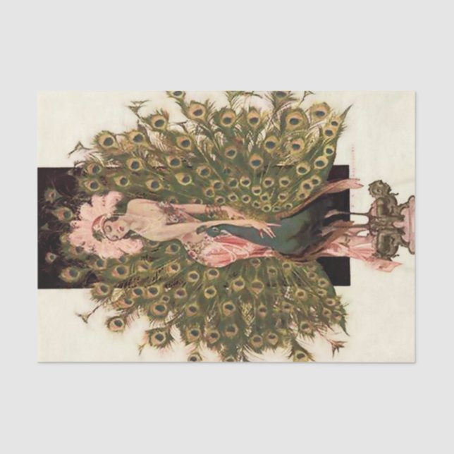 Papel De Seda “Birds of a Feather” de FX Leyendecker (Anverso)