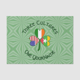 Papel De Seda Birmania Myanmar Irlanda Estados Unidos bandera de