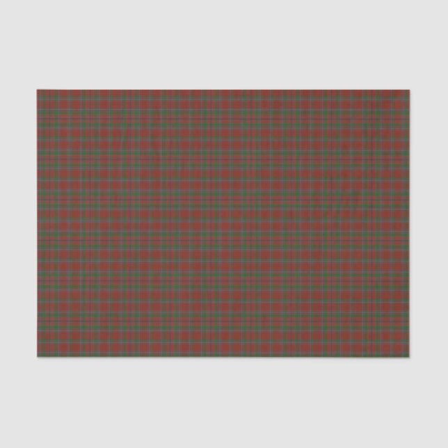 Papel De Seda Birral Clan Tartán (Burrell, Birrell) (Anverso)