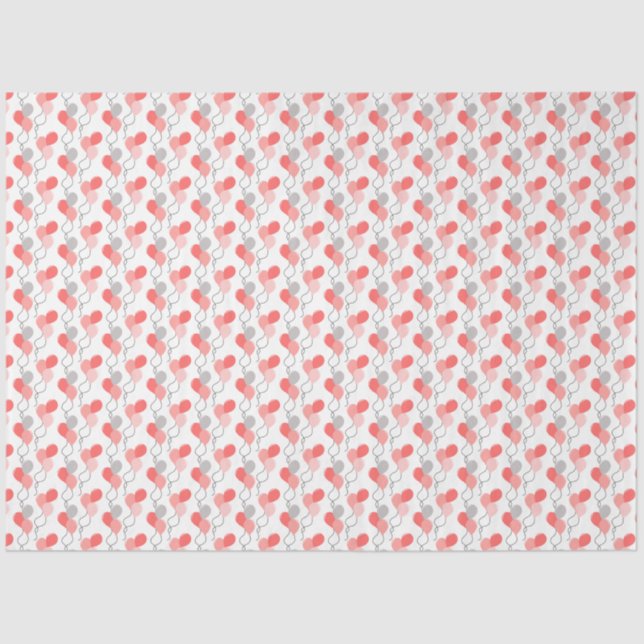 Papel De Seda Birthday Girl Balloon Tissue Paper (Anverso)
