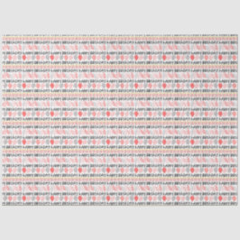 Papel De Seda Birthday Girl Pattern Tissue Paper