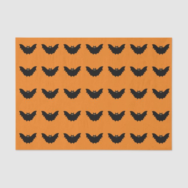 Papel De Seda Black Bat de Halloween (Anverso)