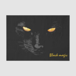 Papel De Seda Black Cat Magic personalizable divertido