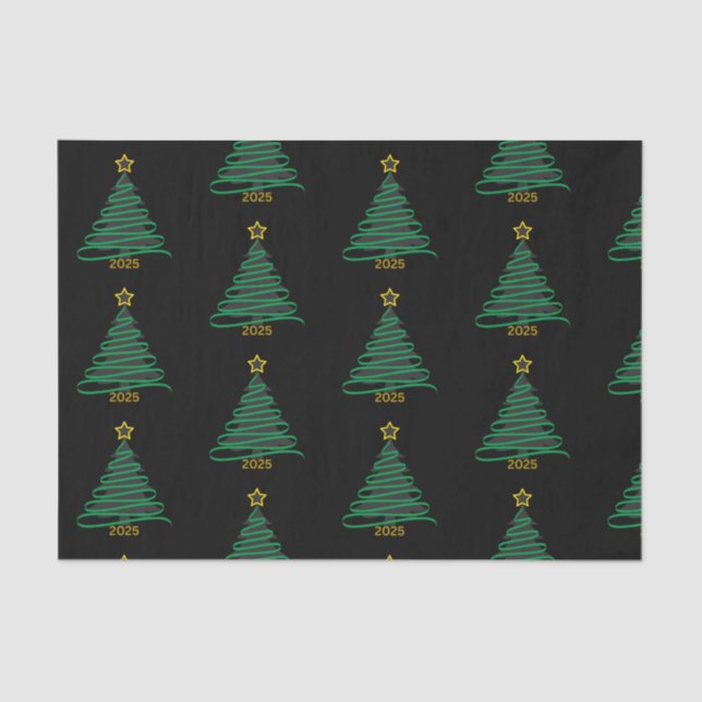 Papel De Seda Black Tree (Anverso)