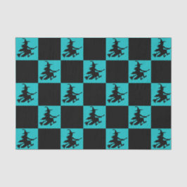 Papel De Seda Black Witches Checkered