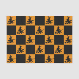 Papel De Seda Black Witches Checkered