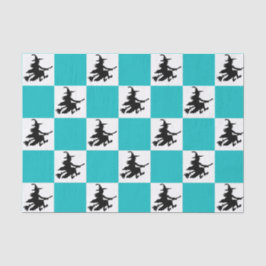Papel De Seda Black Witches Checkered