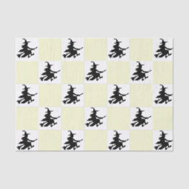Papel De Seda Black Witches Checkered
