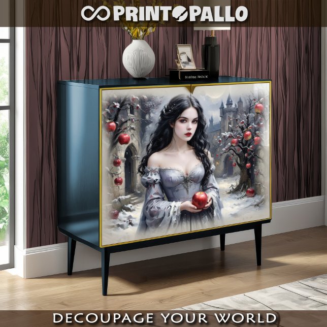 Papel De Seda Blanca Nieves y la manzana  (Subido por el creador)